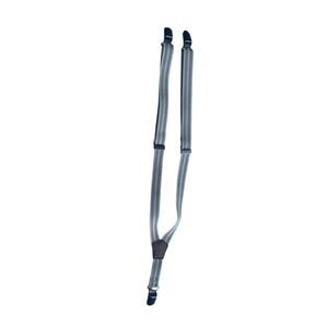 H&M Tan and Blue Suspenders with Adjustable Elastic Straps
